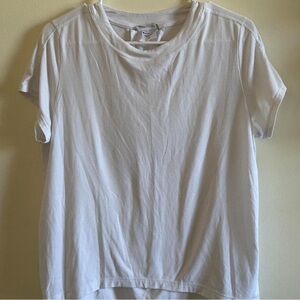 Athleta White Short Sleeve Tee